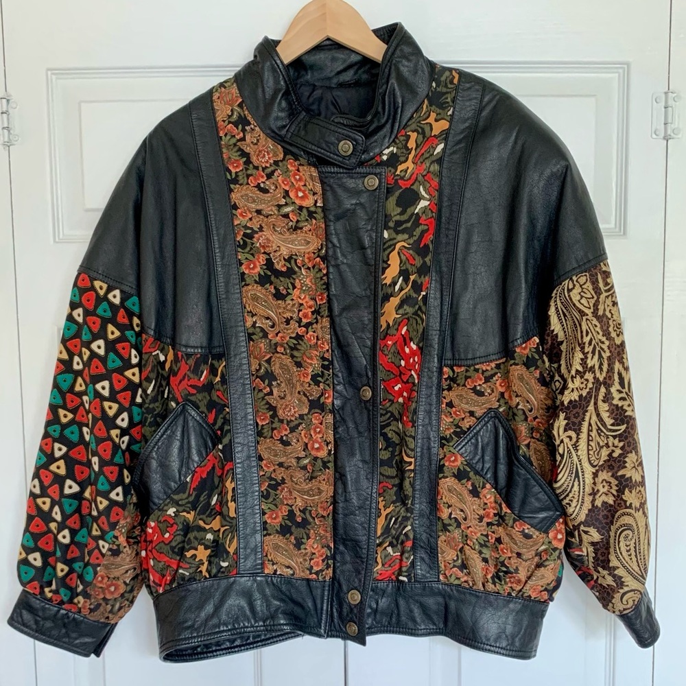 Vintage 80s  Pelle Leather Jacket